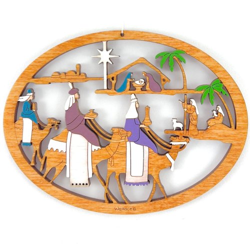 (image for) Three King Nativity Ornament