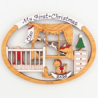 (image for) Baby's First Christmas Ornament - Red