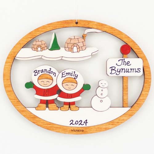 (image for) Eskimo Family 2 Ornament