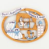 (image for) Baby's Room Christmas Ornament - Blue