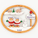 Eskimo Family 2 Ornament (image for) Eskimo Family 2 Ornament