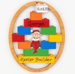 Brick Builder Ornament (image for) Brick Builder Ornament