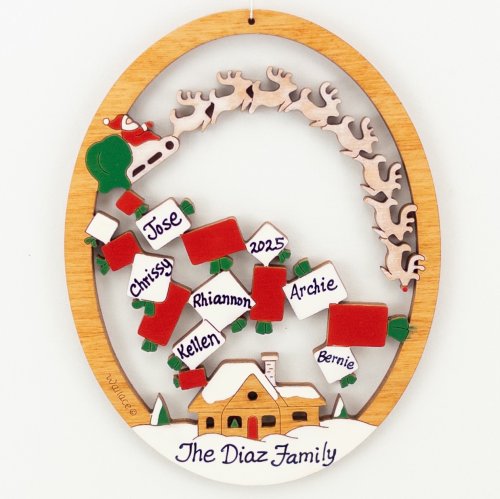 (image for) Santa Dropping Presents