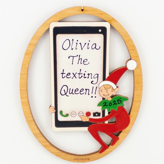 (image for) Smartphone Texting Ornament