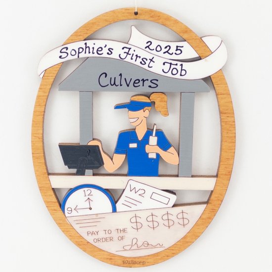 (image for) First/New Job Ornament Female