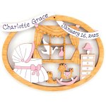 (image for) Baby's Room Christmas Ornament - Pink