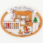 (image for) Baby's First Christmas Ornament - Red