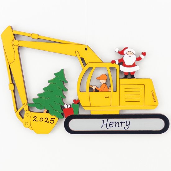 (image for) Excavator Ornament