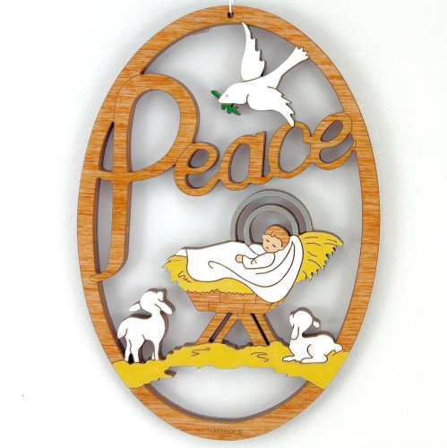 (image for) Peace Baby Jesus Ornament