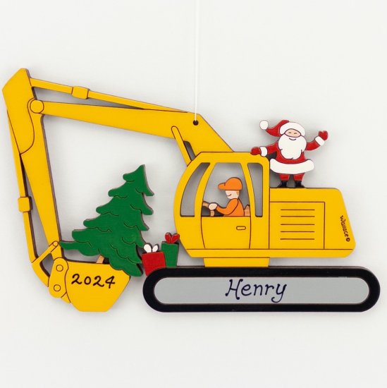 (image for) Excavator Ornament