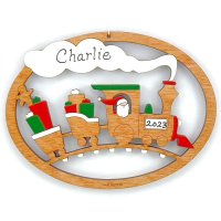 (image for) Santa Train Ornament