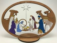 (image for) Large Camel Nativity With Stand