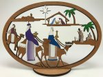 (image for) Large 3 King Nativity With Stand