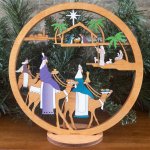 (image for) Medium Layered 3 King Nativity With Stand