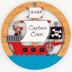 Pirate Ship Ornament (image for) Pirate Ship Ornament