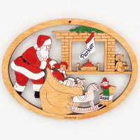 (image for) Santa with Toys Ornament