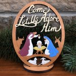 (image for) Small Come Adore Him With Stand