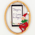 (image for) Smartphone Texting Ornament
