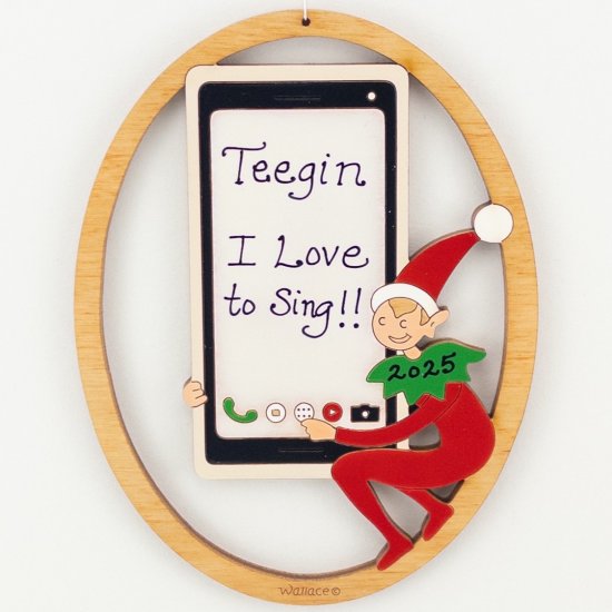 (image for) Smartphone Texting Ornament