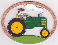 (image for) Tractor Ornament