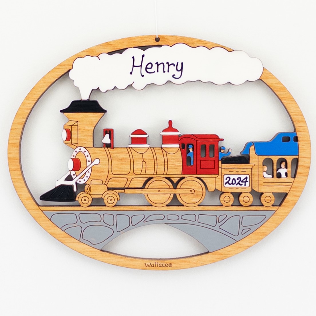 (image for) Choo-Choo Train Ornament - Click Image to Close