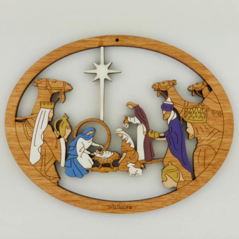 Camel Nativity Ornament - $16.95 : Wallace Wood Ornaments, Quality ...