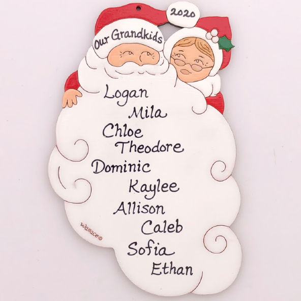 Mr. & Mrs. Claus Ornament - Click Image to Close